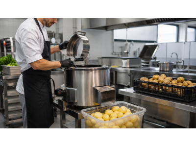 Картоплечистка промислова: кому потрібна і як розрахувати продуктивність
