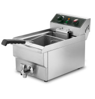 Фритюрниця HURAKAN HKN-FT10N одинарна з краном 10 л