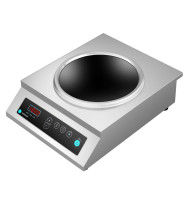 Плита індукційна вок HURAKAN HKN-ICW35M WOK з механічним управлінням, 3500W